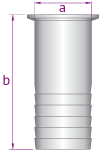 Tri-clamp 45 degree elbow