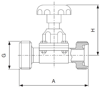 sanitary-threaded-diaphragm-valve-din